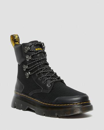 Men's Dr Martens Tarik Toe Guard Utility Ankle Boots Black / Skin | AU 448UZG